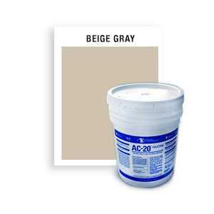 AC-20-GRAY-Gray-Beige Non-Sag, Acrylic Latex Caulking Compound standard colors-5 gallon